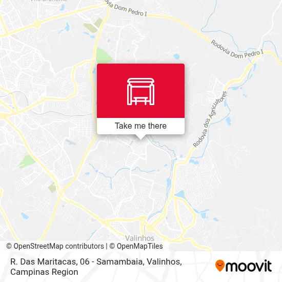 R. Das Maritacas, 06 - Samambaia, Valinhos map