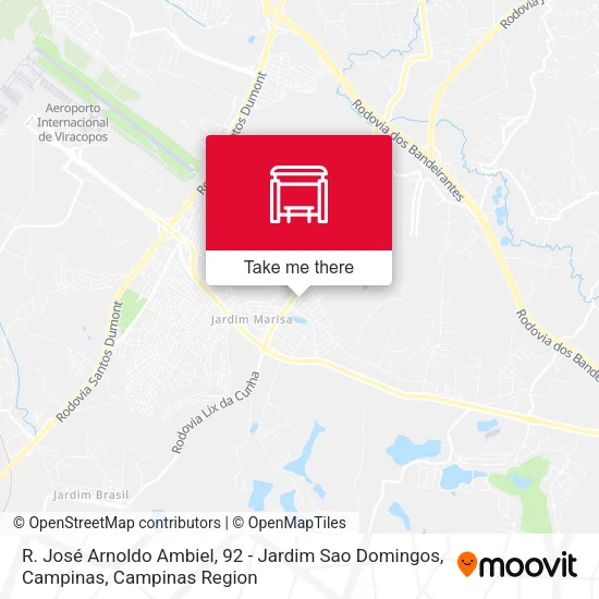 R. José Arnoldo Ambiel, 92 - Jardim Sao Domingos, Campinas map