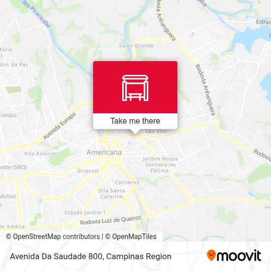 Avenida Da Saudade 800 map