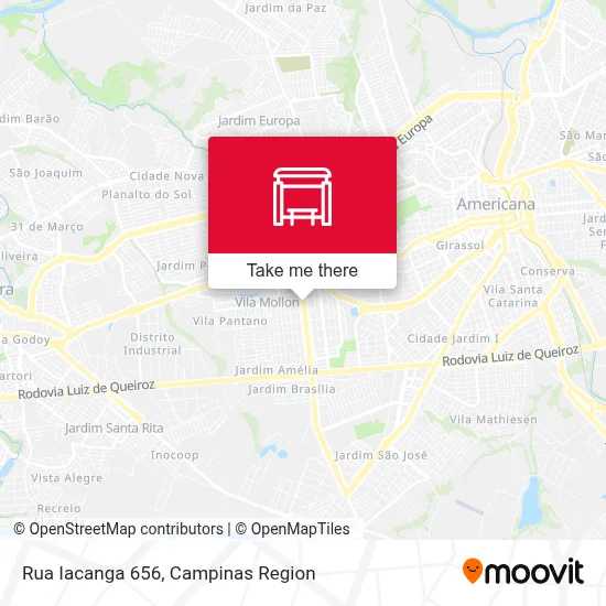 Rua Iacanga 656 map