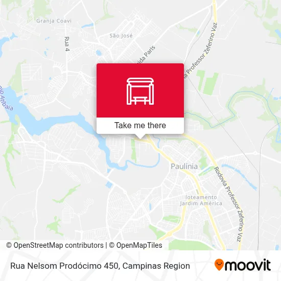 Rua Nelsom Prodócimo 450 map