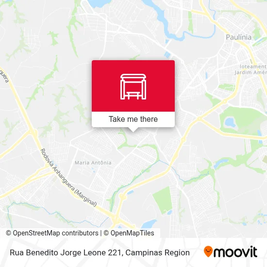 Rua Benedito Jorge Leone 221 map