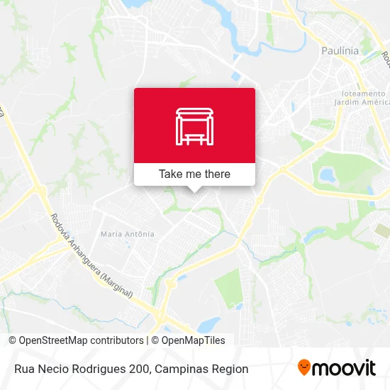 Rua Necio Rodrigues 200 map