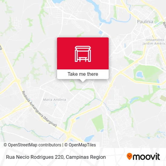 Rua Necio Rodrigues 220 map
