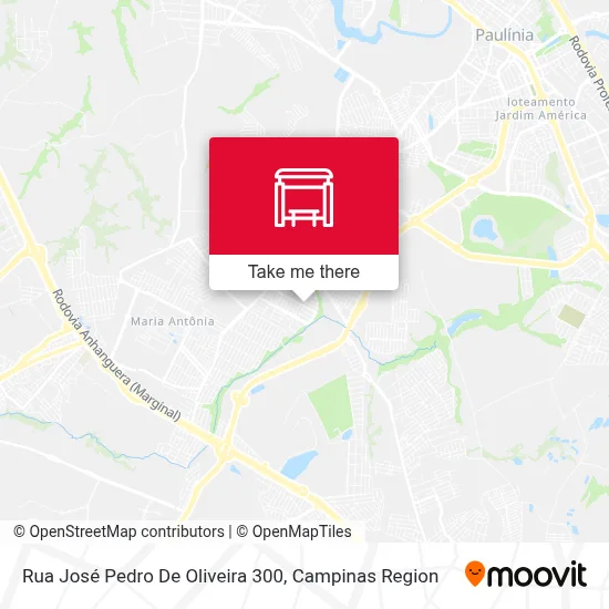 Rua José Pedro De Oliveira 300 map