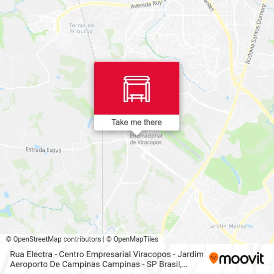 Rua Electra - Centro Empresarial Viracopos - Jardim Aeroporto De Campinas Campinas - SP Brasil map