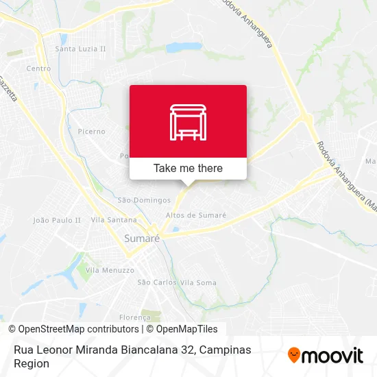 Rua Leonor Miranda Biancalana 32 map