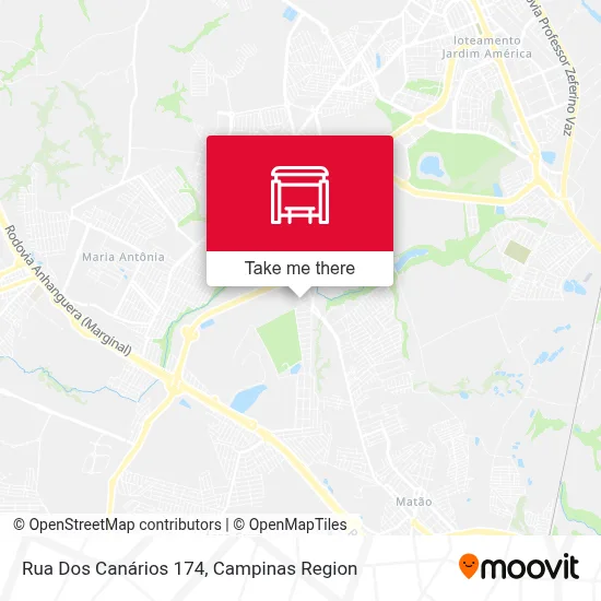 Rua Dos Canários 174 map