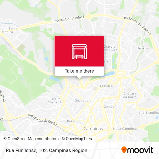 Rua Funilense, 102 map