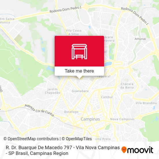 R. Dr. Buarque De Macedo 797 - Vila Nova Campinas - SP Brasil map