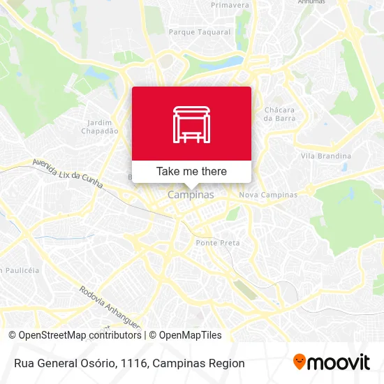 Rua General Osório, 1116 map