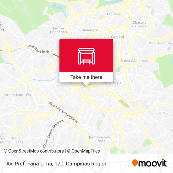Av. Pref. Faria Lima, 170 map