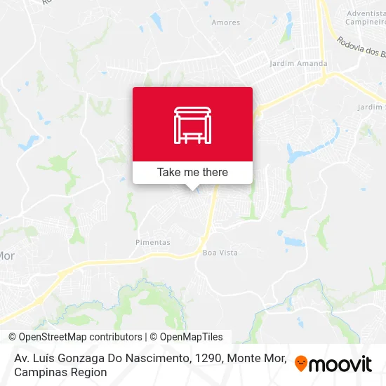 Av. Luís Gonzaga Do Nascimento, 1290, Monte Mor map