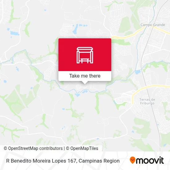 R Benedito Moreira Lopes 167 map