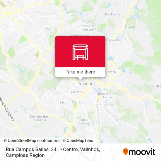 Rua Campos Salles, 241 - Centro, Valinhos map