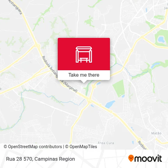 Rua 28 570 map