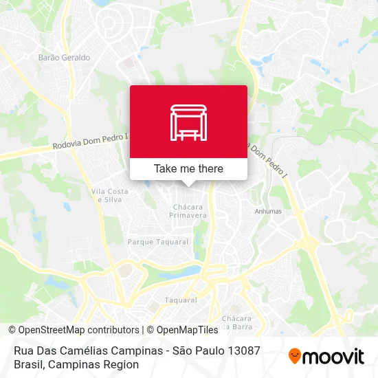 Rua Das Camélias Campinas - São Paulo 13087 Brasil map