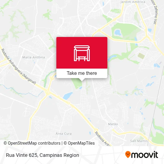 Rua Vinte 625 map