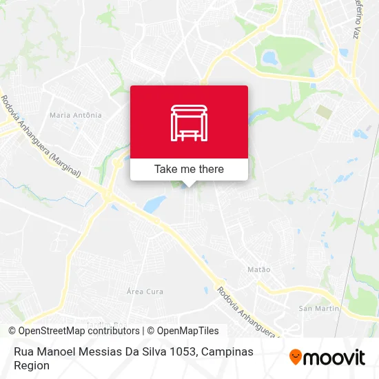 Rua Manoel Messias Da Silva 1053 map