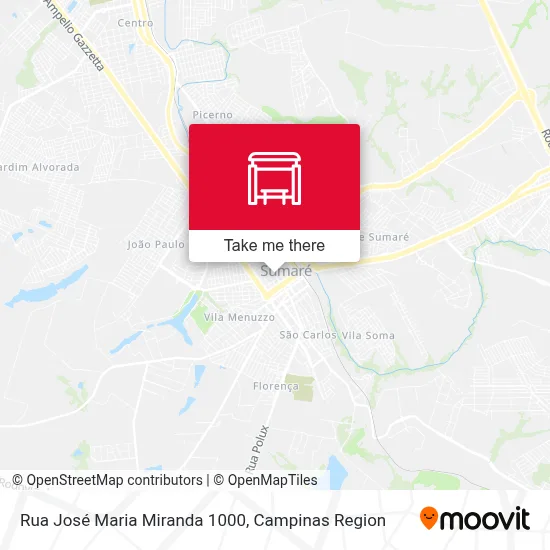 Rua José Maria Miranda 1000 map