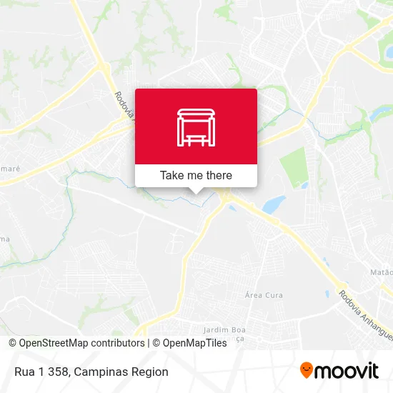 Rua 1 358 map