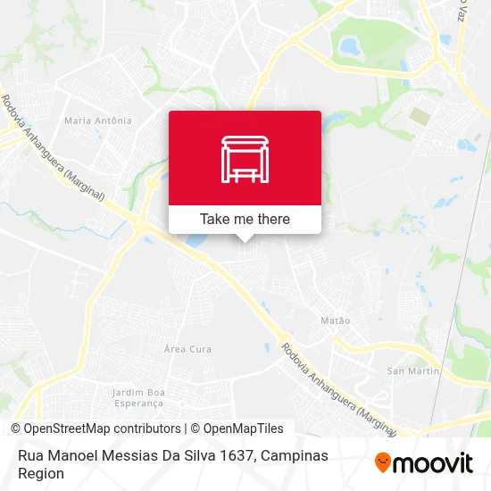 Rua Manoel Messias Da Silva 1637 map