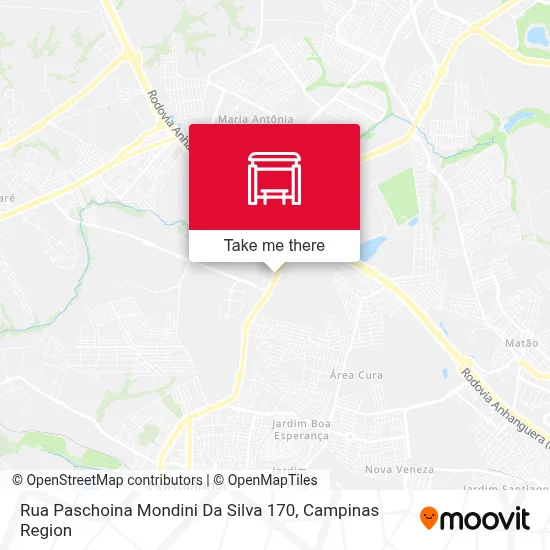 Rua Paschoina Mondini Da Silva 170 map