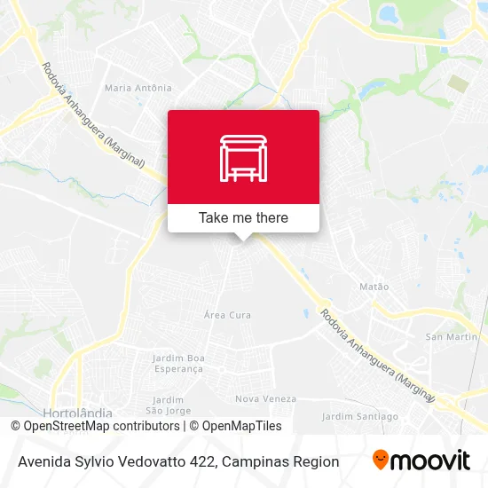 Avenida Sylvio Vedovatto 422 map