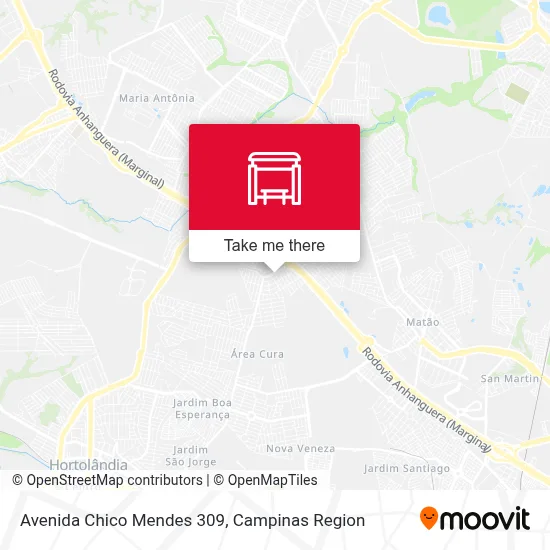 Avenida Chico Mendes 309 map