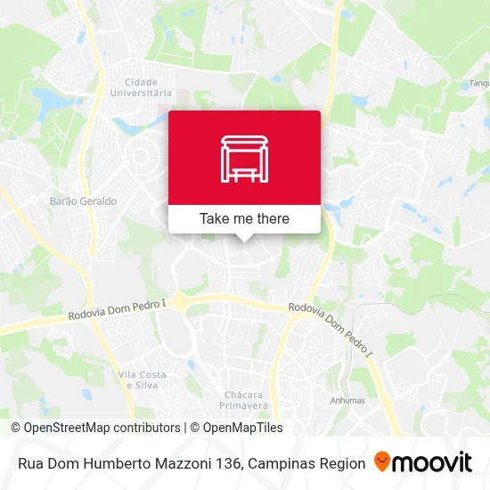 Rua Dom Humberto Mazzoni 136 map