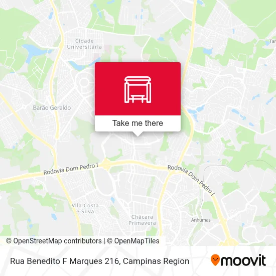 Rua Benedito F Marques 216 map