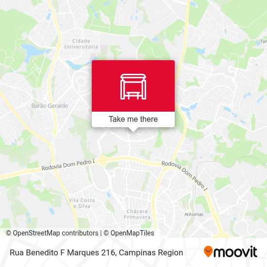 Rua Benedito F Marques 216 map