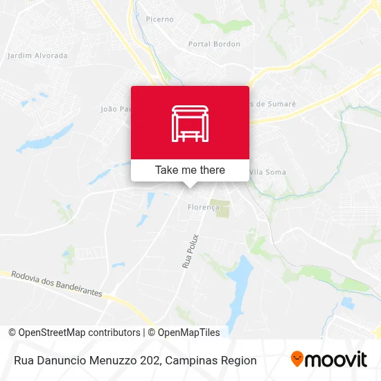 Rua Danuncio Menuzzo 202 map