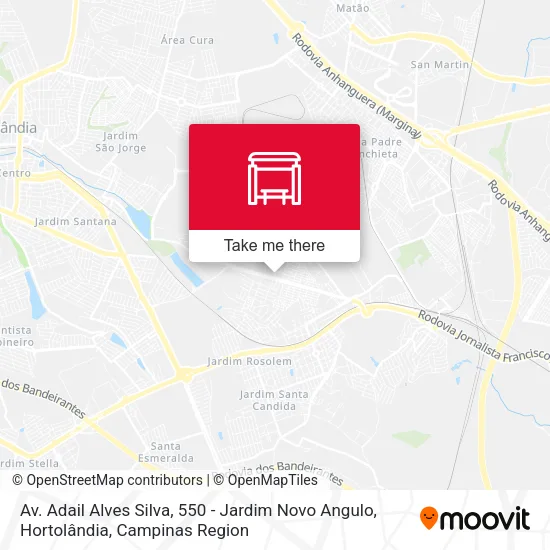 Av. Adail Alves Silva, 550 - Jardim Novo Angulo, Hortolândia map