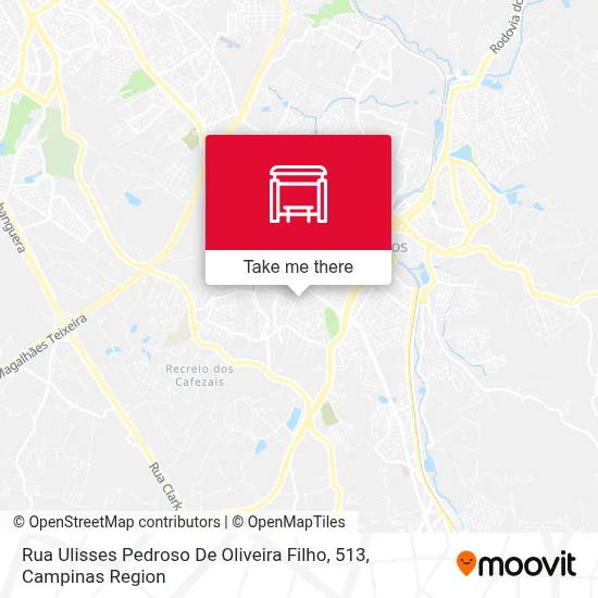 Rua Ulisses Pedroso De Oliveira Filho, 513 map