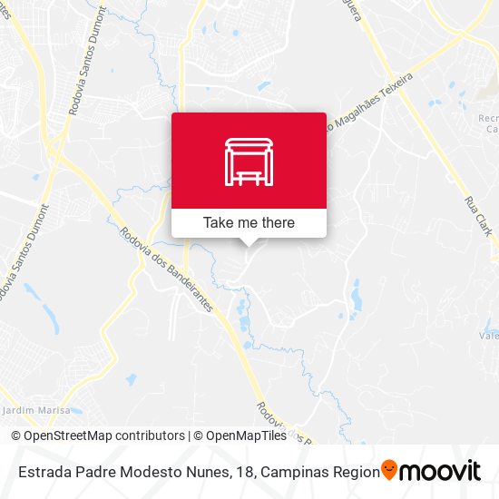 Estrada Padre Modesto Nunes, 18 map
