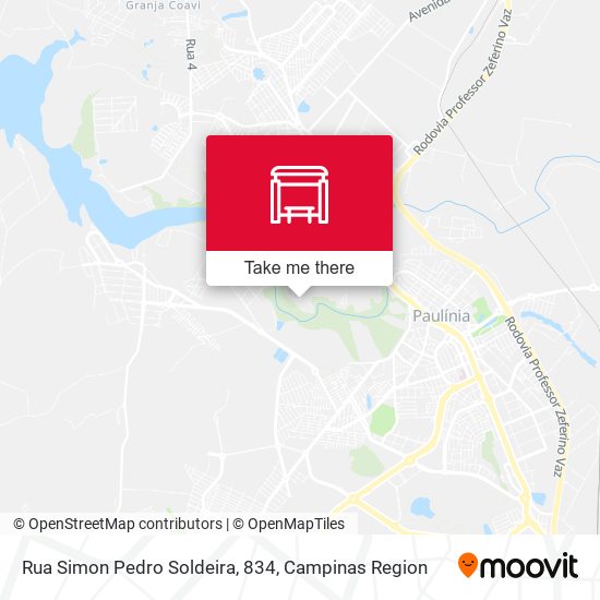 Rua Simon Pedro Soldeira, 834 map