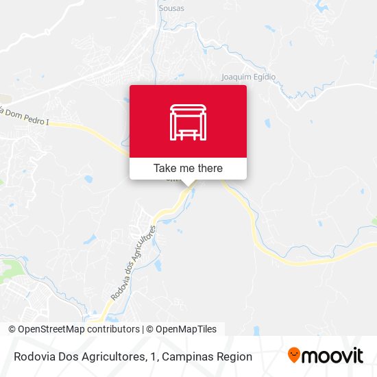 Rodovia Dos Agricultores, 1 map