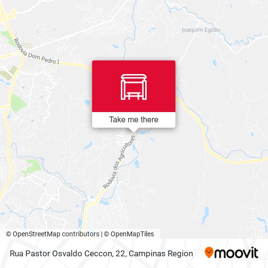 Rua Pastor Osvaldo Ceccon, 22 map
