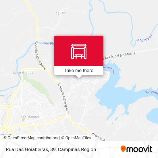 Rua Das Goiabeiras, 39 map