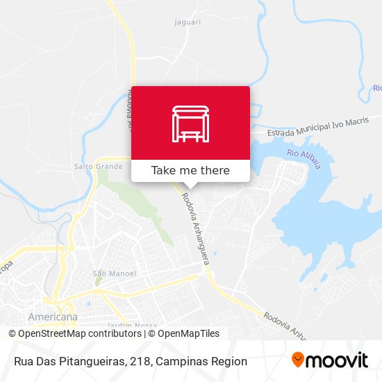 Rua Das Pitangueiras, 218 map