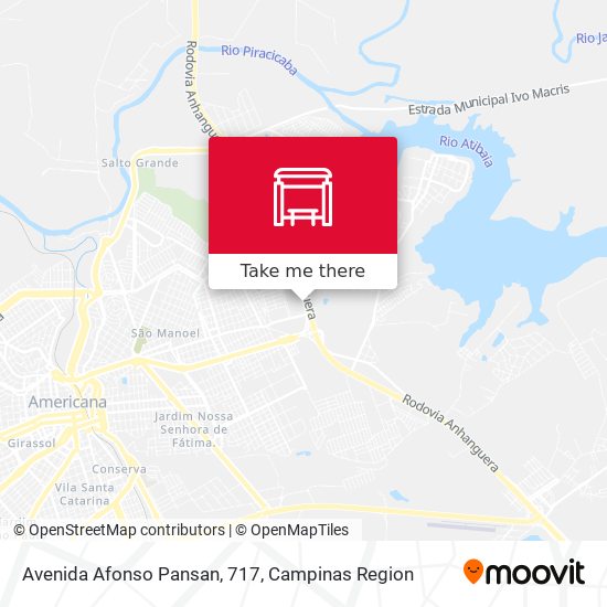 Avenida Afonso Pansan, 717 map