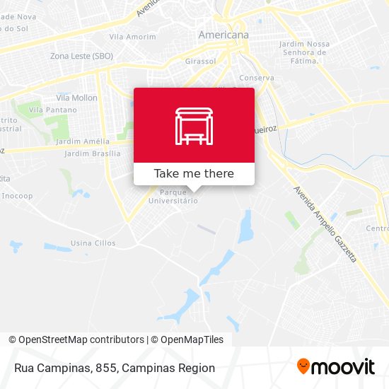 Rua Campinas, 855 map