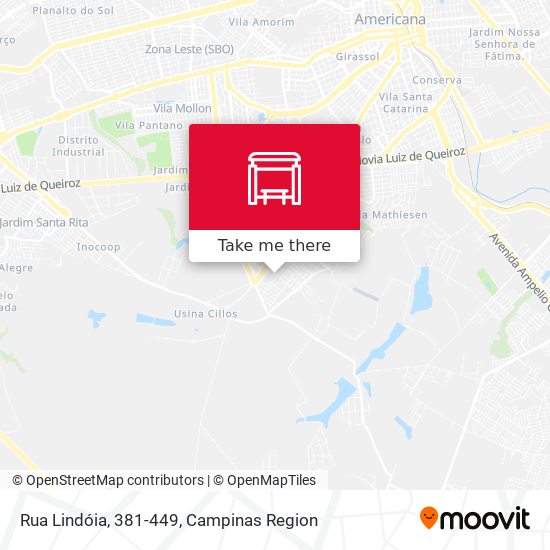 Rua Lindóia, 381-449 map