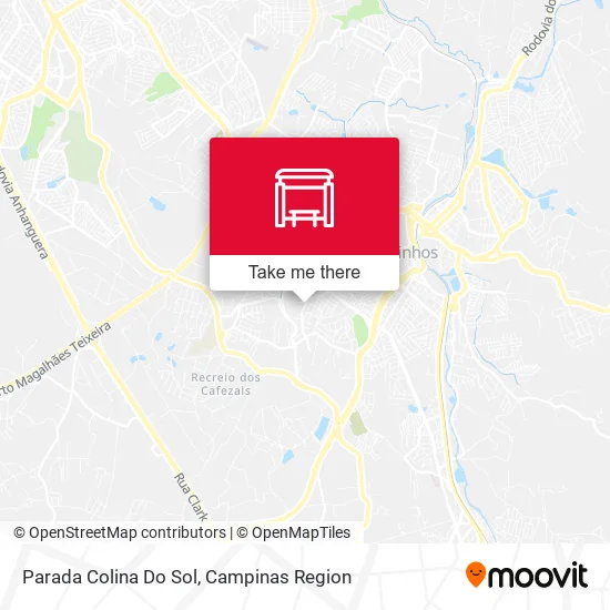 Parada Colina Do Sol map