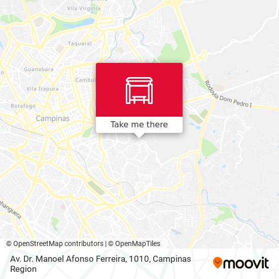 Av. Dr. Manoel Afonso Ferreira, 1010 map