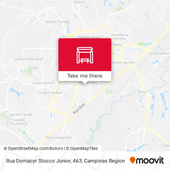 Rua Domacyr Stocco Junior, 463 map