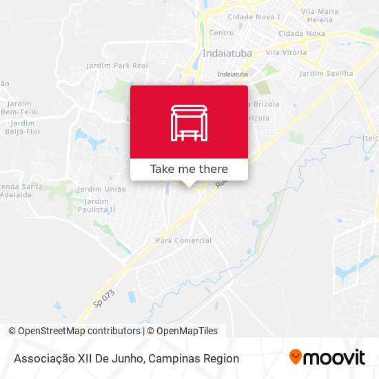 Associação XII De Junho map
