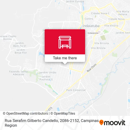Rua Serafim Gilberto Candello, 2086-2152 map
