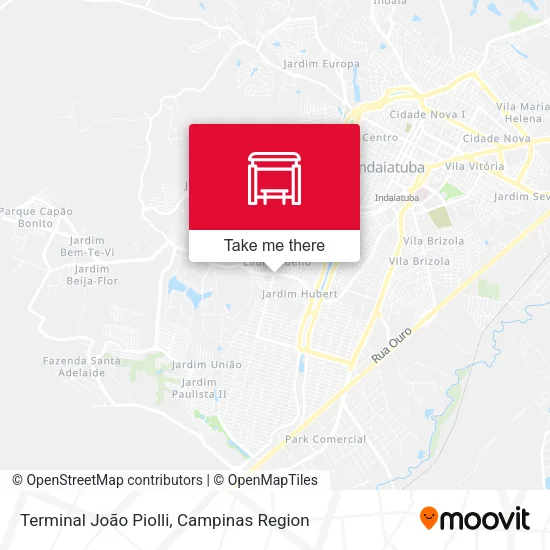 Terminal João Piolli map